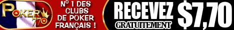 bonus de bienvenue poker770